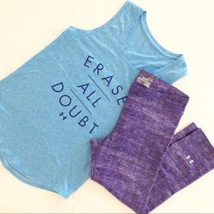 Under armor workout gym set